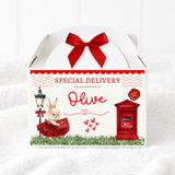 SOLVENT STICKER - VALENTINES - LOVE LETTERS BUNNY