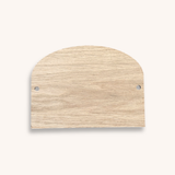 OAK VENEER - DOOR SIGN - ARCH