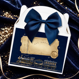 PRINTED RANGE - TREAT BOX TOPPER - NORTH POLE EXPRESS - NAVY