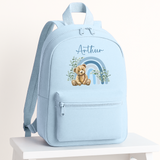 DTF TRANSFER - BLUE RAINBOW BEAR (10CM) (BACKPACK)