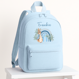 DTF TRANSFER - BLUE RAINBOW BUNNY (10CM) (BACKPACK)