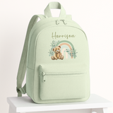 DTF TRANSFER - GREEN RAINBOW BEAR (10CM) (BACKPACK)