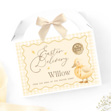 SOLVENT STICKER - EASTER - TREAT BOX - THE LITTLE YELLOW CHICK