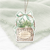 CUSTOM UV-DTF - FLORAL HAMPER - SAGE GREENERY