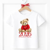 CUSTOM DTF TRANSFER - RED FOR A REASON - 2026 BEAR - WITHOUT BOW