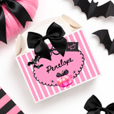 PRINTED RANGE - TREAT BOX TOPPER - HALLOWEEN - POP OF PINK PUMPKIN'