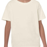 CHILDRENS UNISEX HEAVY COTTON T-SHIRT - NATURAL