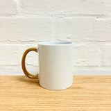 GOLD HANDLE MUG (SUITABLE FOR SUBLIMATION)