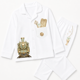 DTF TRANSFER - CHRISTMAS - TRAIN KITS (BUTTON DOWN PYJAMAS)