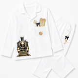 DTF TRANSFER - CHRISTMAS - TRAIN KITS (BUTTON DOWN PYJAMAS)