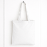 LONG HANDLE TOTE BAG - WHITE