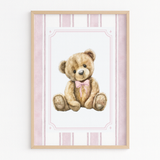 A3 PRINT - SIGNATURE TEDDY - PINK
