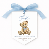 UV-DTF DECAL - SIGNATURE TEDDY - BLUE
