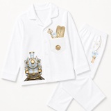 DTF TRANSFER - CHRISTMAS - TRAIN KITS (BUTTON DOWN PYJAMAS)