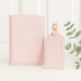 PASSPORT COVER & LUGGAGE TAG - PINK