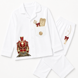 DTF TRANSFER - CHRISTMAS - TRAIN KITS (BUTTON DOWN PYJAMAS)