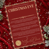 PRINTED RANGE - A4 CHRISTMAS EVE LETTER - SIGNATURE TARTAN