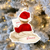 ACRYLIC - WHITE - NICE LIST BOY