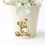 UV-DTF DECAL - NEUTRAL BEAR (FOR PLANT POTS)