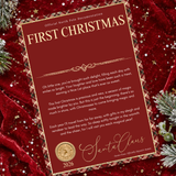 PRINTED RANGE - A4 FIRST CHRISTMAS LETTER - SIGNATURE TARTAN
