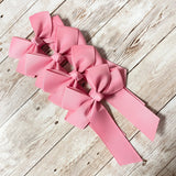 4’’ HAIR BOW - DUSTY ROSE