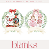 DIGITAL DOWNLOAD: NUTCRACKER WREATHS