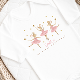 CUSTOM DTF TRANSFER: CHRISTMAS - PINK BALLERINA MICE