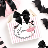 PRINTED RANGE - TREAT BOX TOPPER - HALLOWEEN - SKELETON BALLERINA