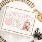 SOLVENT DECAL - MAGNETIC BOX - EXPRESS TRAIN - PINK