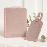 PASSPORT COVER & LUGGAGE TAG - ROSE GOLD
