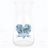 CUSTOM UV-DTF DECAL - MOTHER'S DAY - FORGET ME NOT (IKEA VASE)