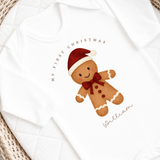 CUSTOM DTF TRANSFER: CHRISTMAS - SITCHED GINGERBREAD MAN