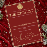 PRINTED RANGE - A4 B*TCH LIST - SIGNATURE TARTAN