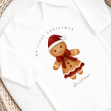 CUSTOM DTF TRANSFER: CHRISTMAS - SITCHED GINGERBREAD LADY