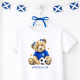 DTF TRANSFER - 2026 WORLD CUP - SIGNATURE TEDDY - SCOTLAND - WITH BOWS