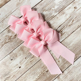 4’’ HAIR BOW - LIGHT PINK