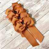 4’’ HAIR BOW - COPPER