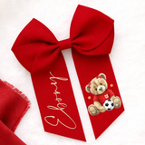 DTF TRANSFER - 2026 WORLD CUP - BOWS - SIGNATURE TEDDY - ENGLAND - SET OF 3