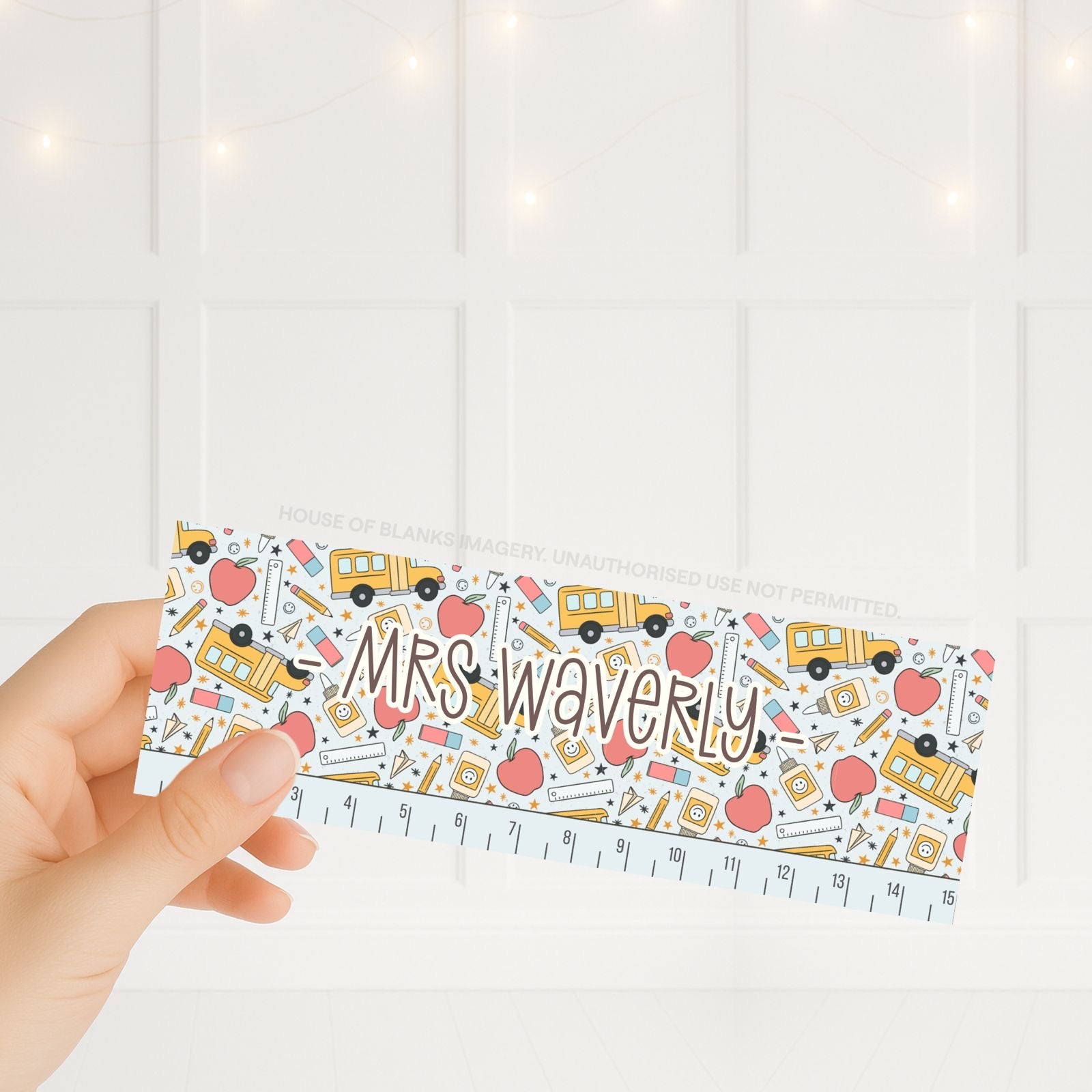 Sticker Ruler For Board SOLVENT STICKER - RULER - SEAMLESS SCHOOL – House of Blanks