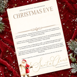 PRINTED RANGE - A4 CHRISTMAS EVE LETTER - SANTA’S SACK