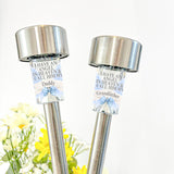 CUSTOM UV-DTF - BLUE WINGS - ANGEL IN HEAVEN (SOLAR LIGHTS)