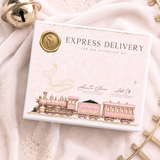PRINTED RANGE - MAGNETIC BOX TOPPER - NORTH POLE EXPRESS - PINK