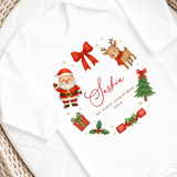 CUSTOM DTF TRANSFER: CHRISTMAS - CHRISTMAS FRIENDS WREATH