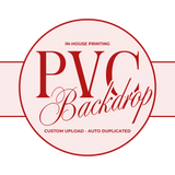 PVC LOGO BACKDROP - CUSTOM UPLOAD