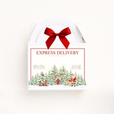 PRINTED RANGE - TREAT BOX TOPPER - NORTH POLE VILLAGE