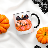 CUSTOM UV-DTF DECAL  - IRIDESCENT PUMPKIN - ORANGE