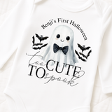 CUSTOM DTF TRANSFER - TOO CUTE TO SPOOK