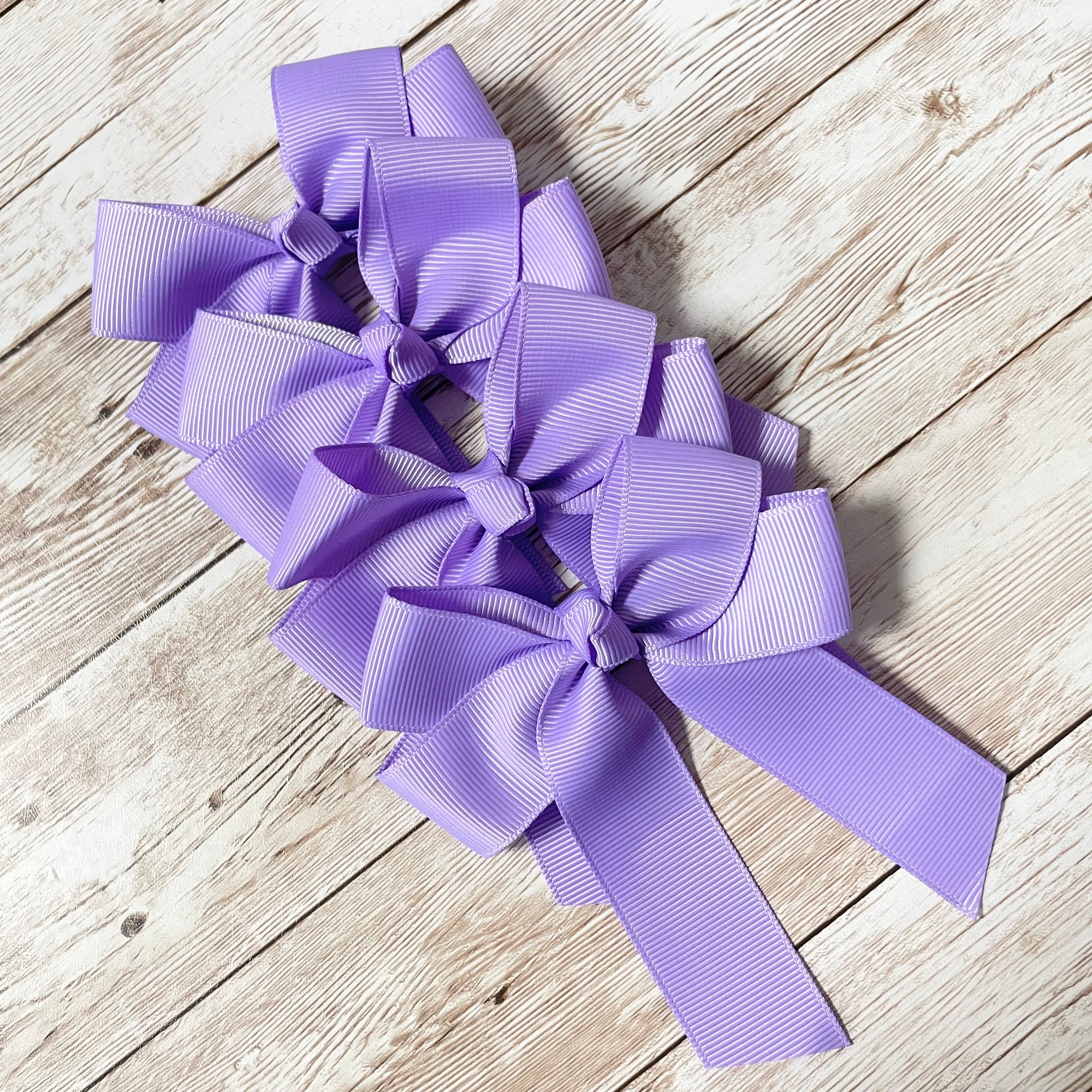 4’’ HAIR BOW - LAVENDER