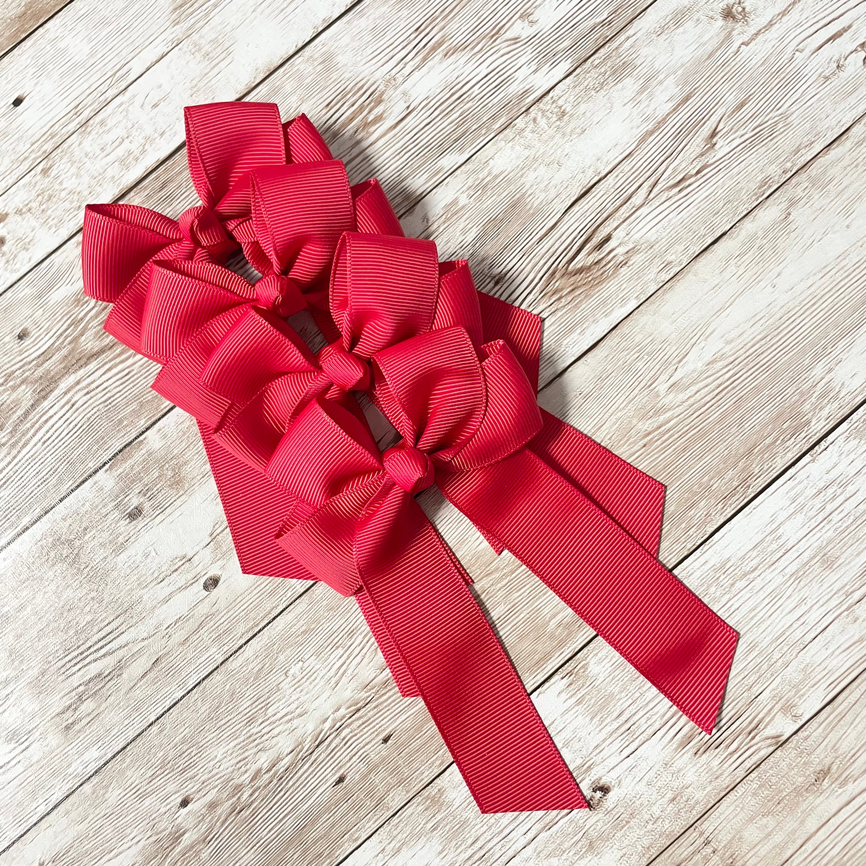 4’’ HAIR BOW - RED