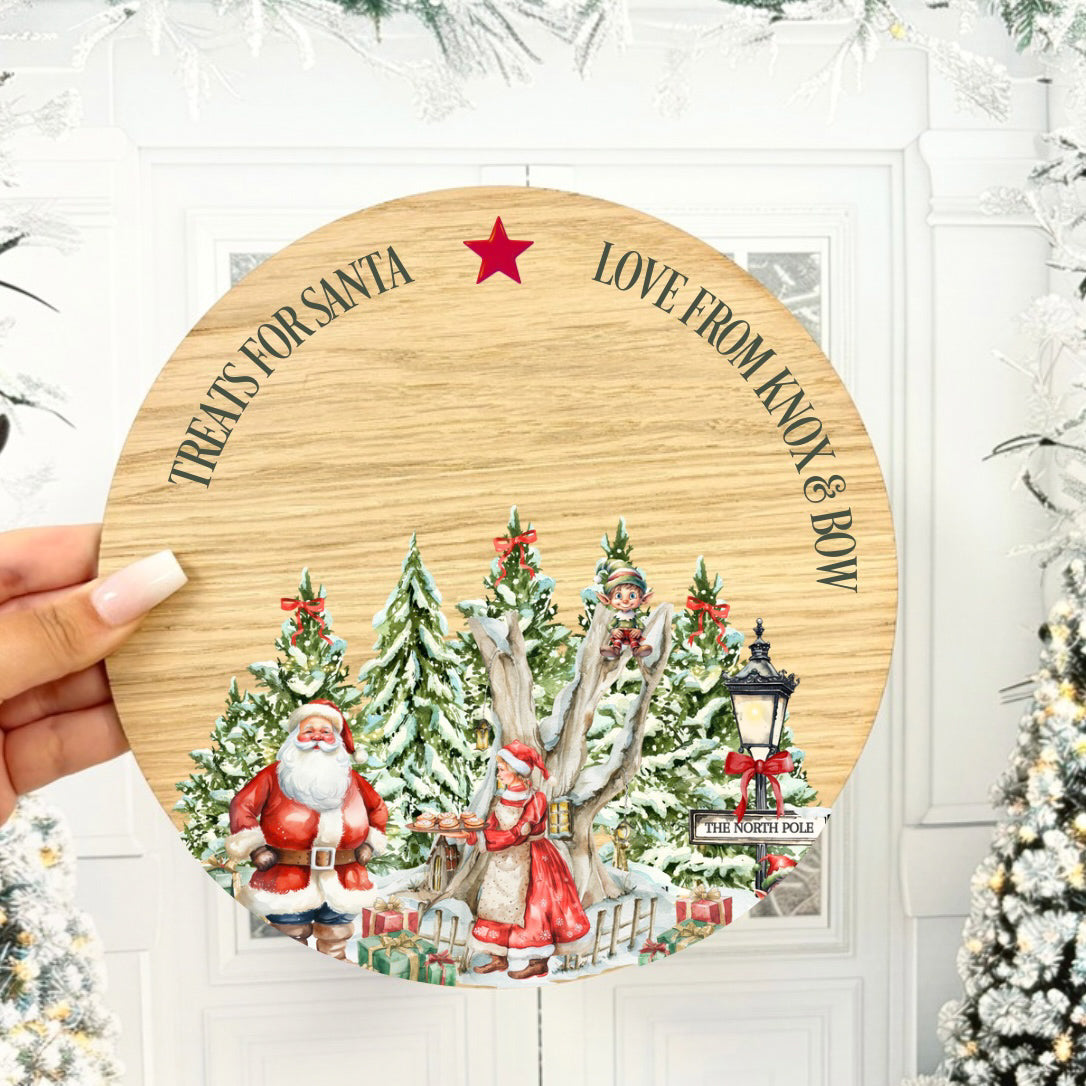 UV-DTF DECAL - NORTH POLE VILLAGE (FOR 22.5CM CIRCLE)